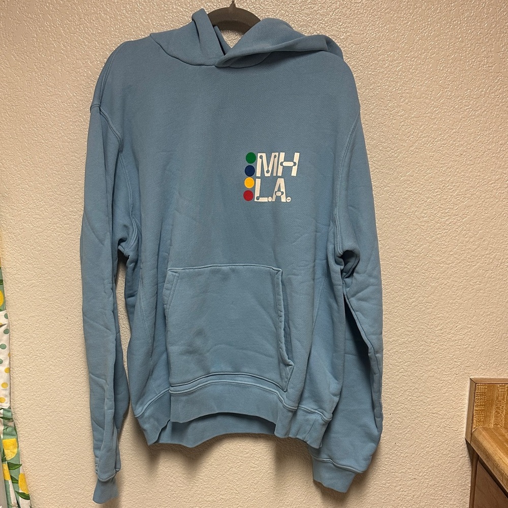NWT Madhappy LA Light Blue Hoodie in Size Large